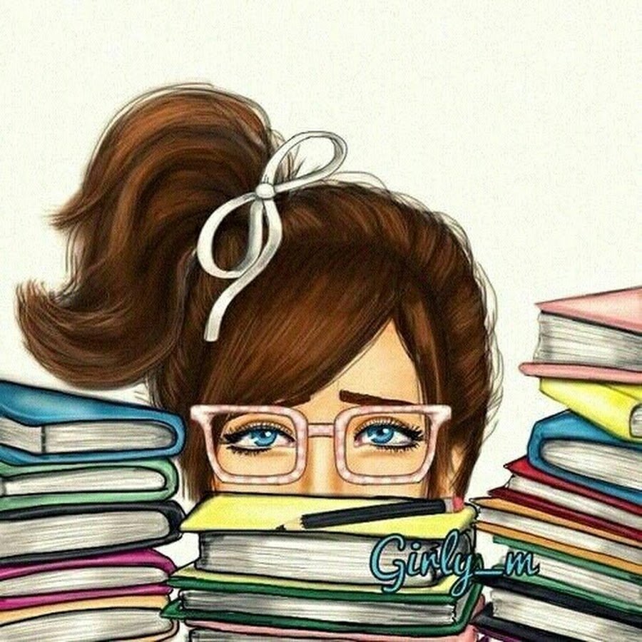 Брюнетка с книгой