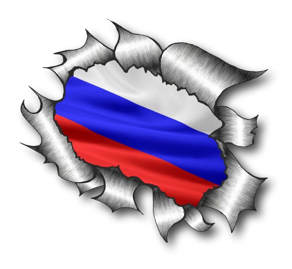 Лента Триколор сбоку