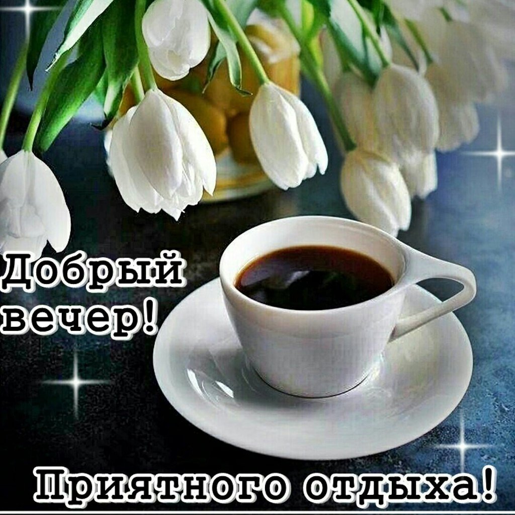 Пожелания доброго вечера женщине