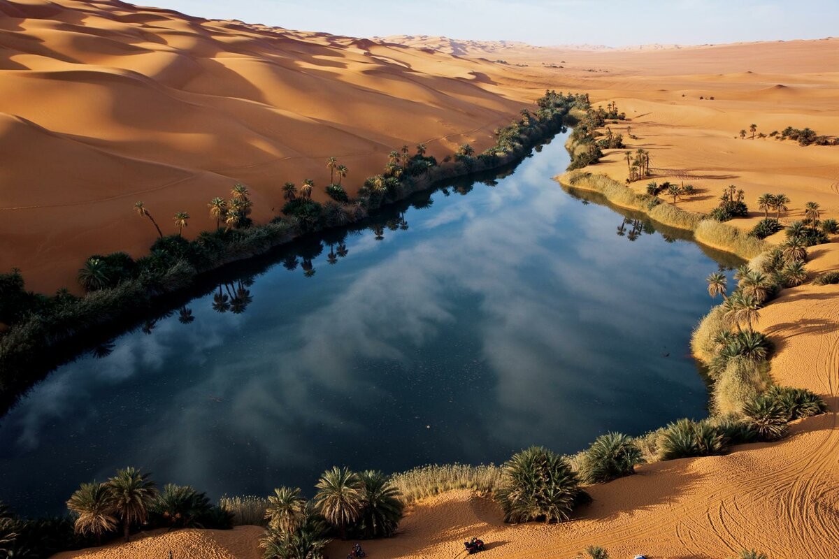 Дельта Нила с высоты