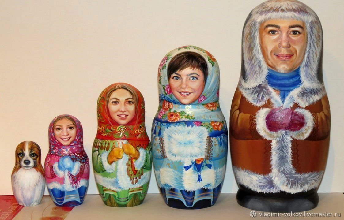 Матрешка бояре Пичугин