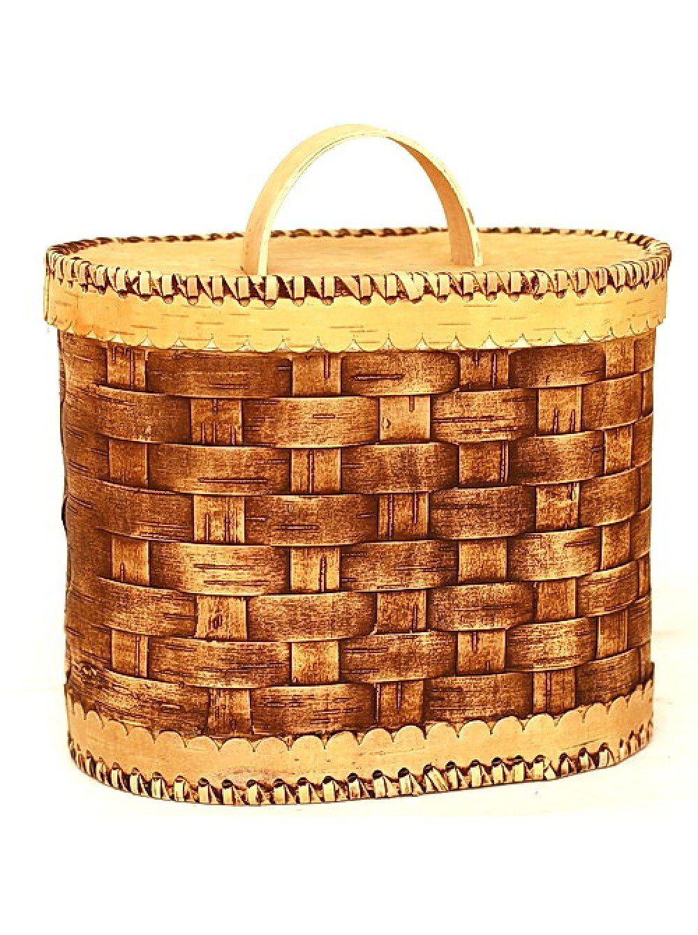 Береста хлебница "плетенка"