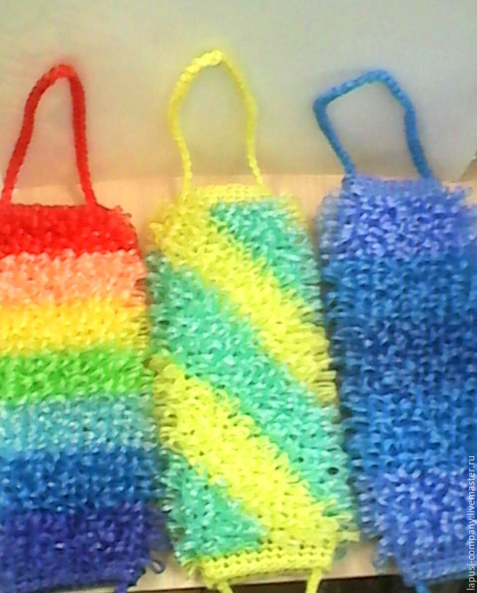 Мочалка банная 15*35 Петельчатая (ф)