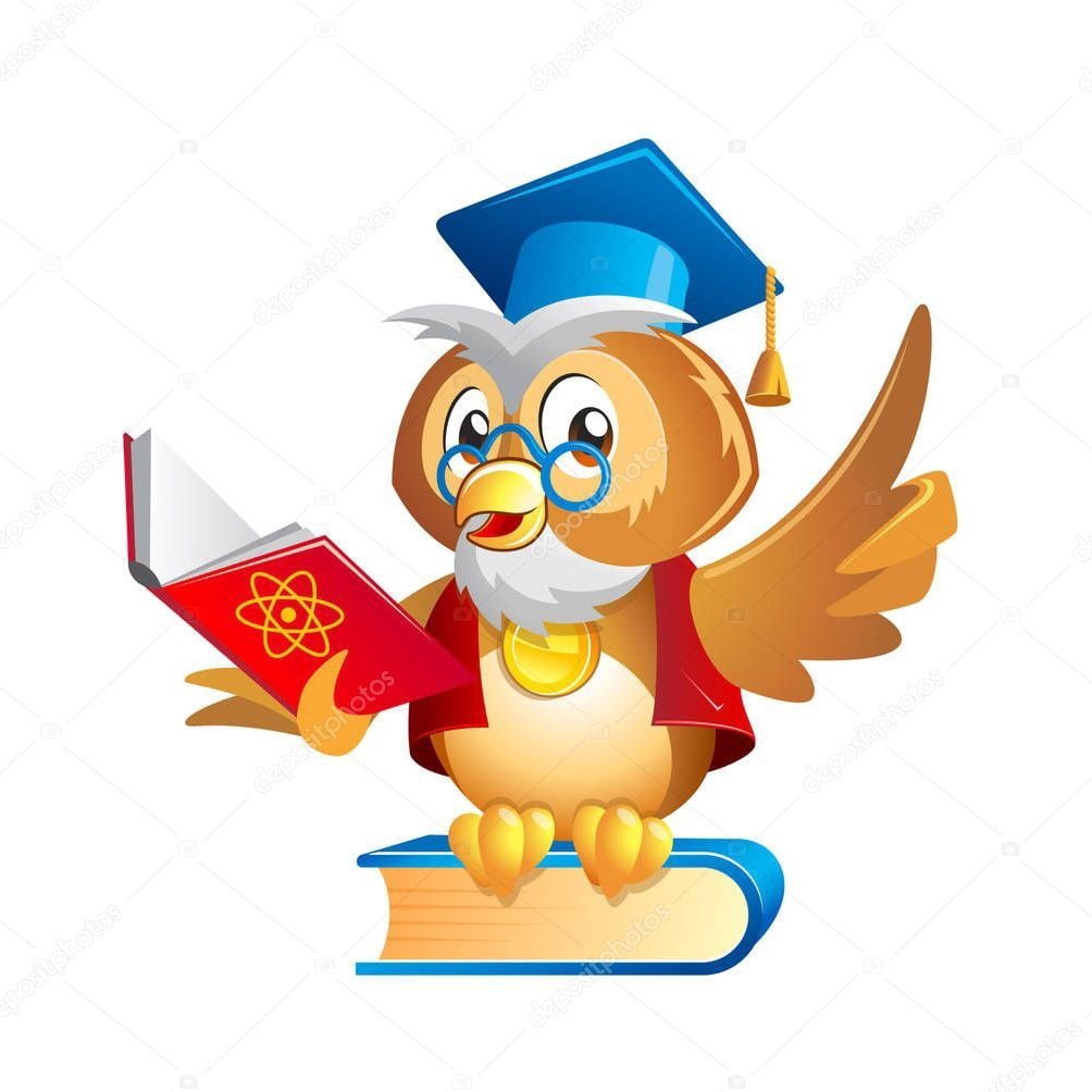 Сова с книжкой и указкой