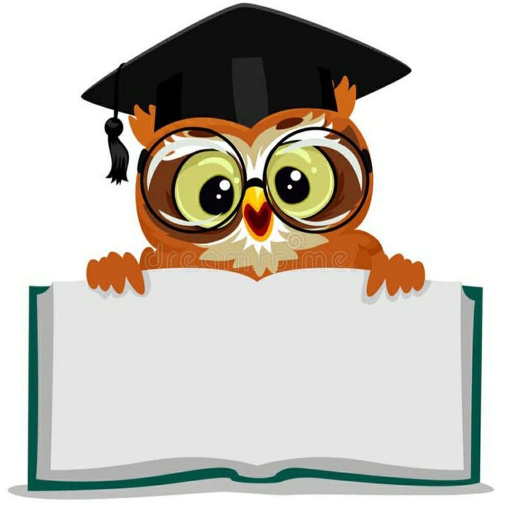 Сова с табличкой