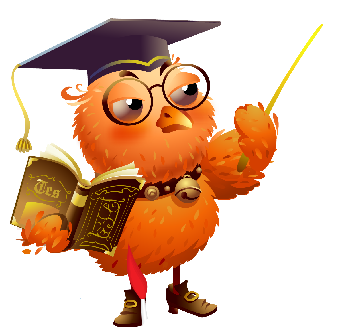 Совушка ученик для детей