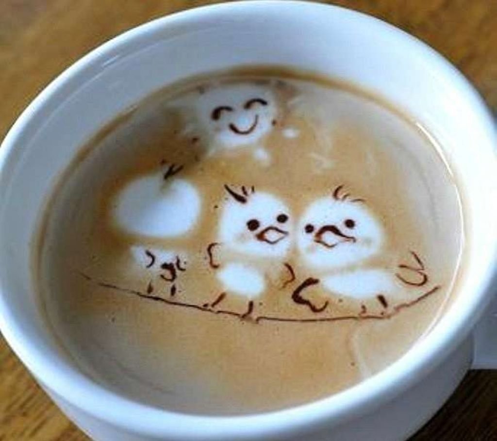 Котик с чаем