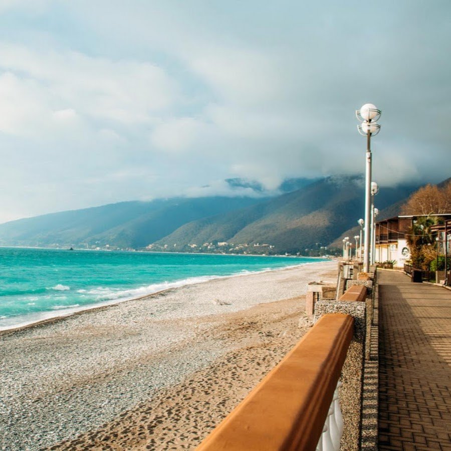 Пляж Гагра Абхазия 2020