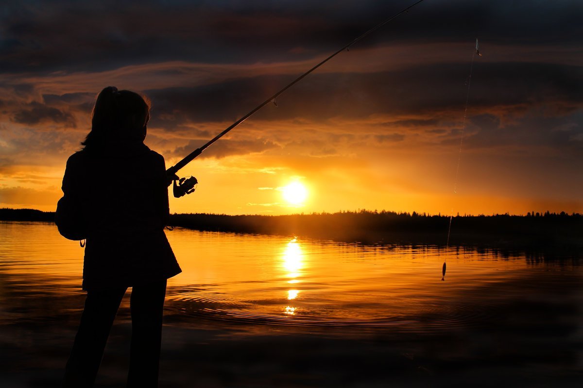 Рыбалка на закате