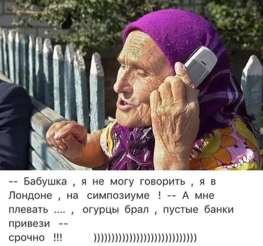 Бабушка и внуки юмор