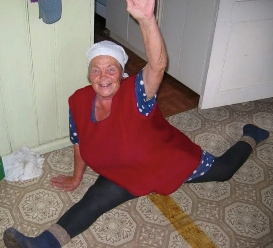 Бабка на шпаге