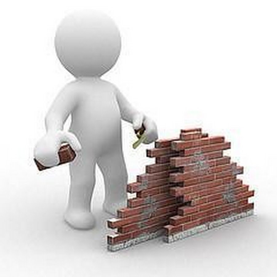 Человечек стройка