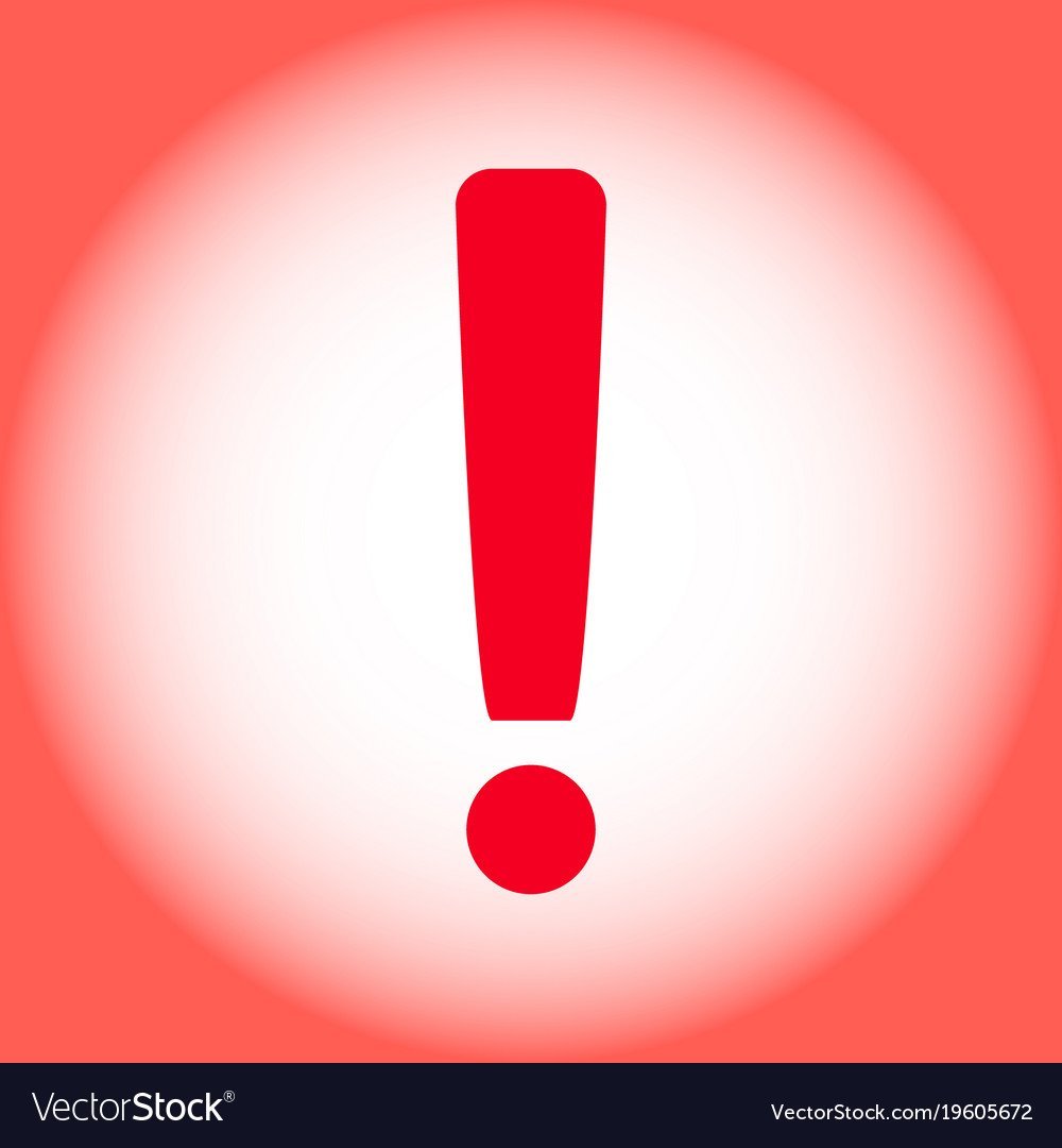 Красный восклицательный знак
