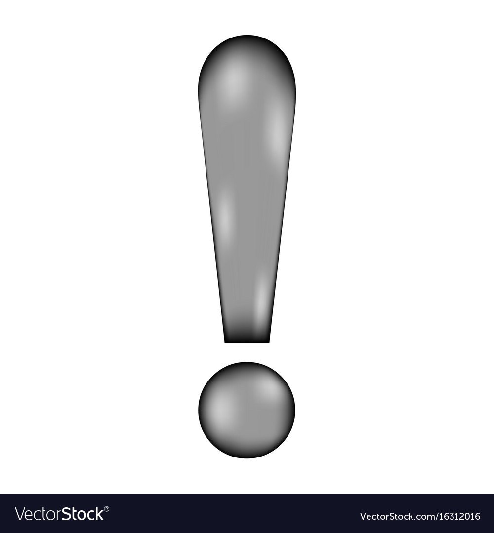 Золотой восклицательный знак