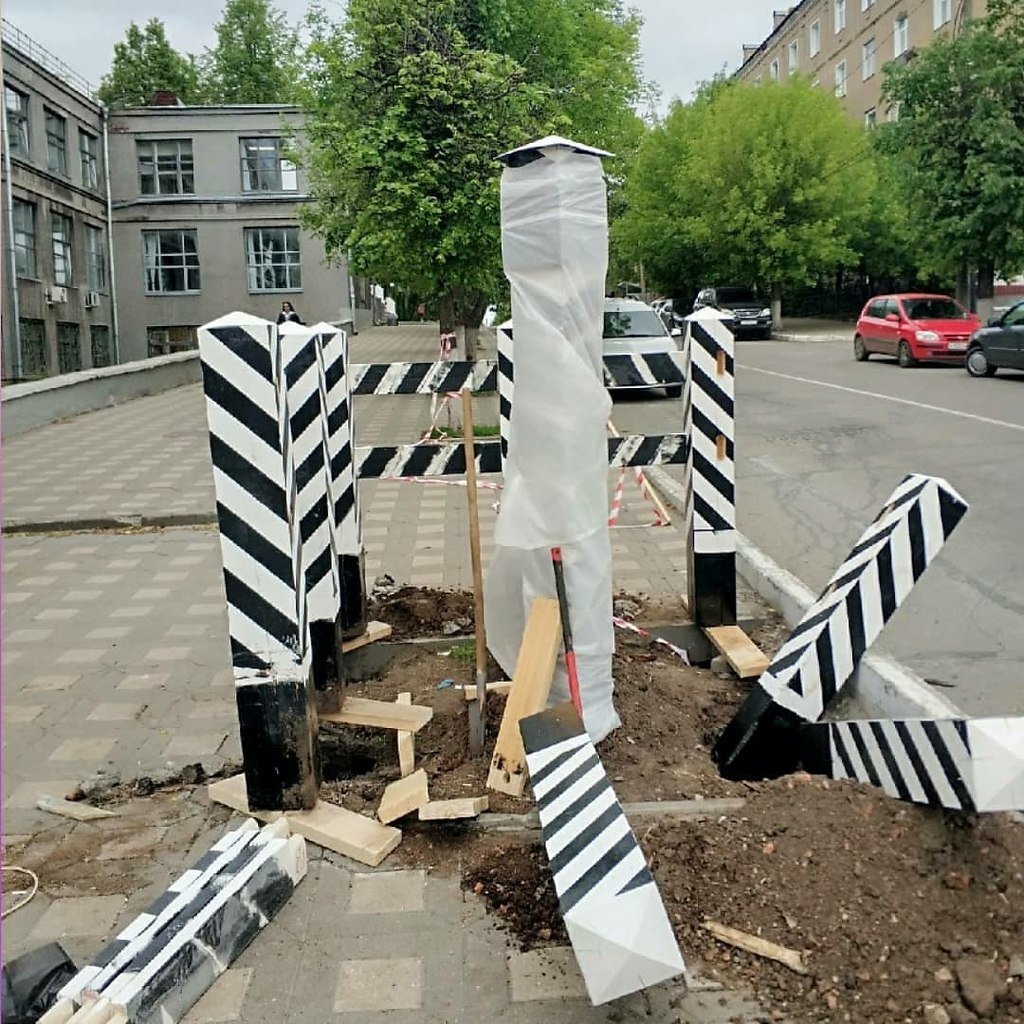 Верстовой столб Томск мэрия