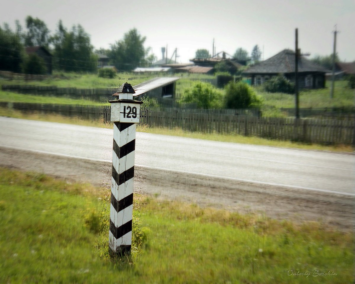 Первые верстовые столбы в России