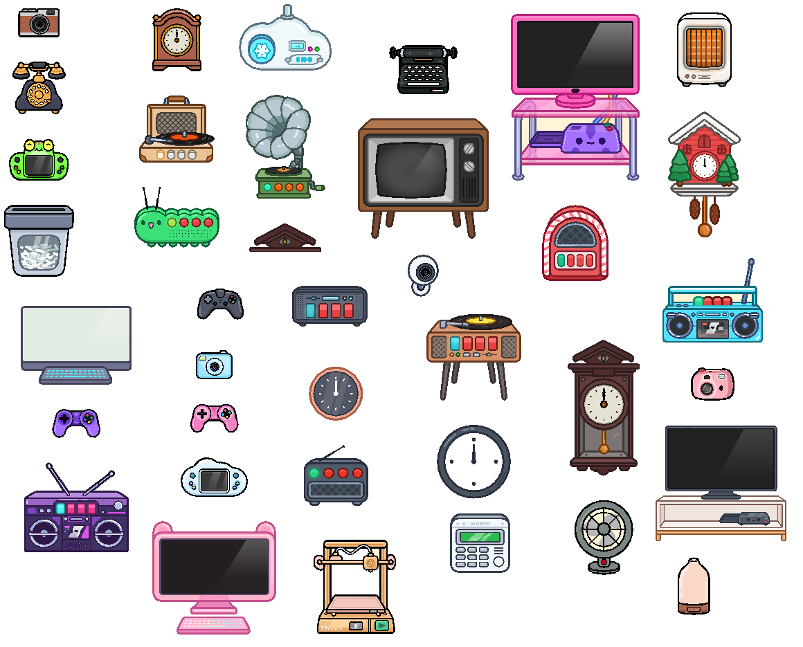 Мебель из тока бока для бумажного домика