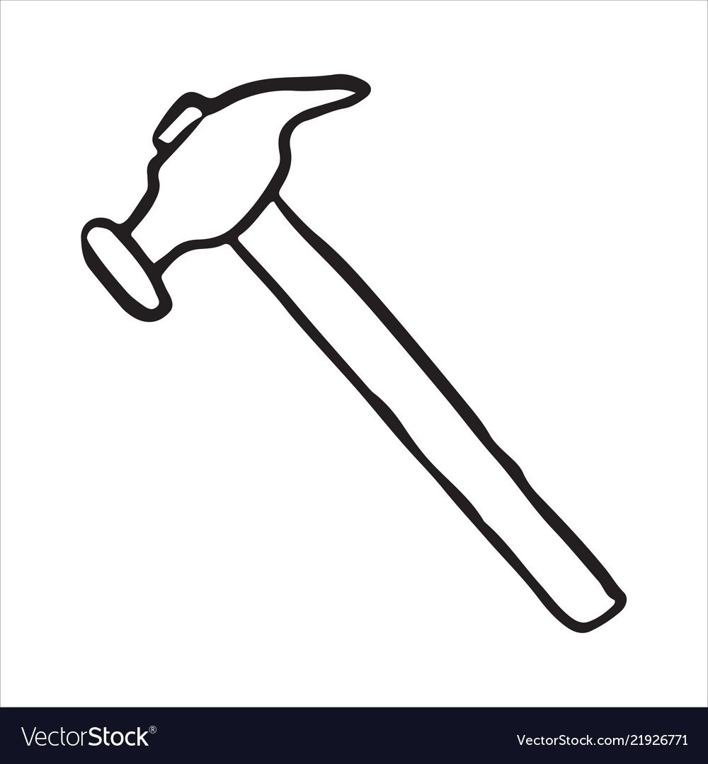 Ювелирные молоток контур