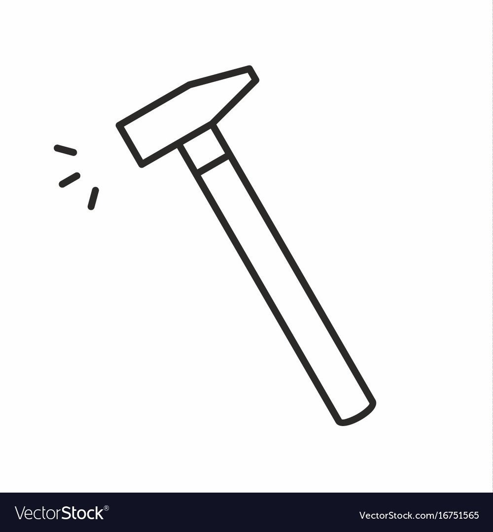 Молоток в руке