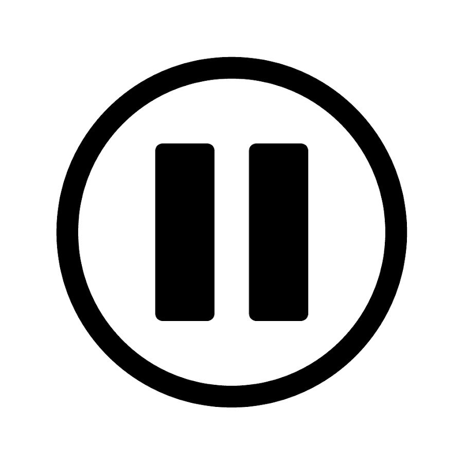 Пауза на прозрачном фоне