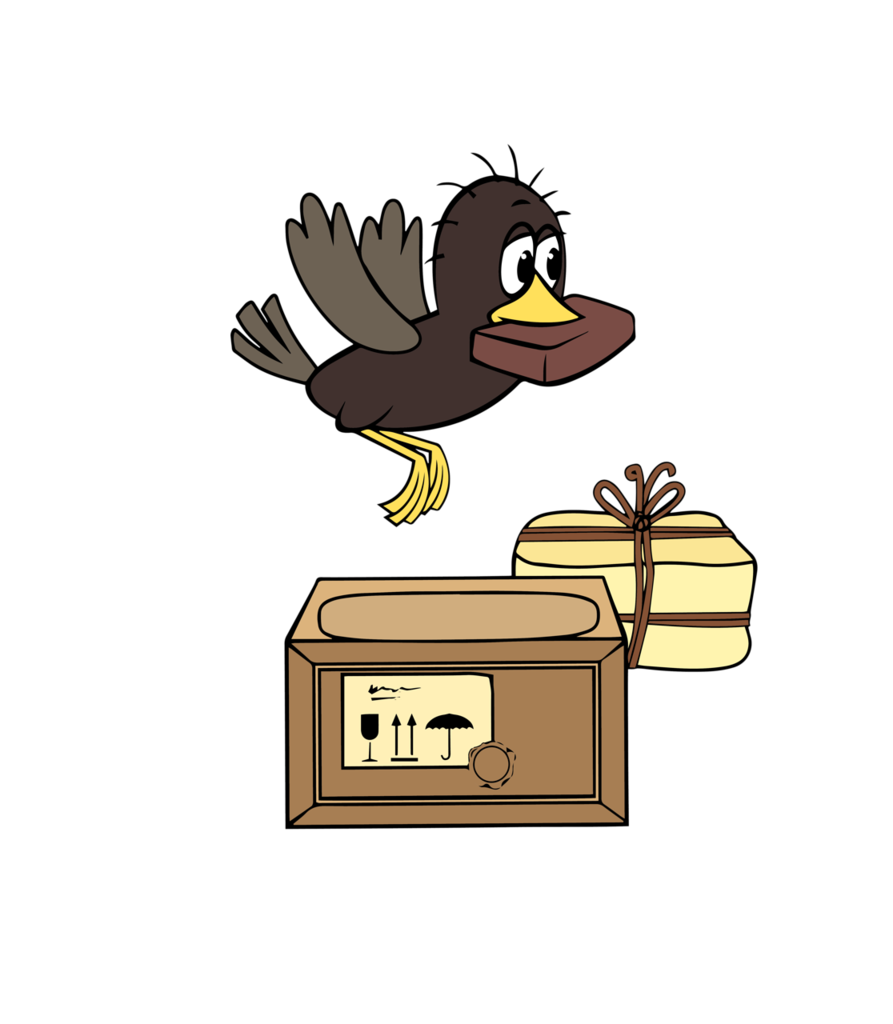 Герои Простоквашино Галчонок