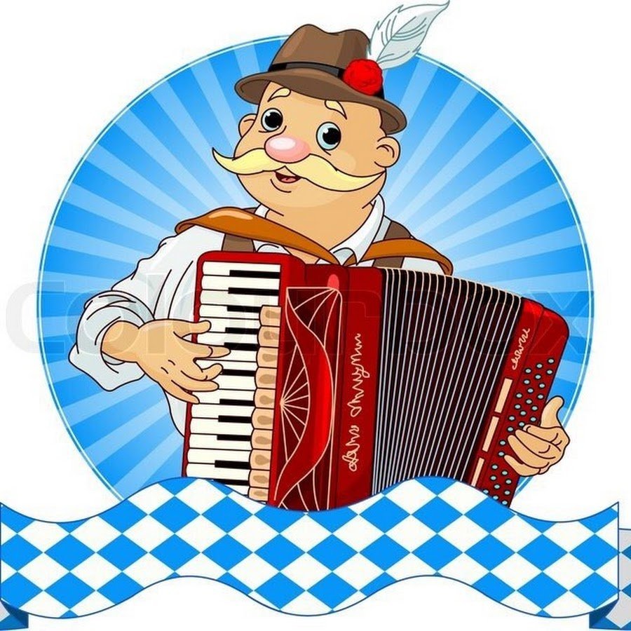 Гармонист мультяшный