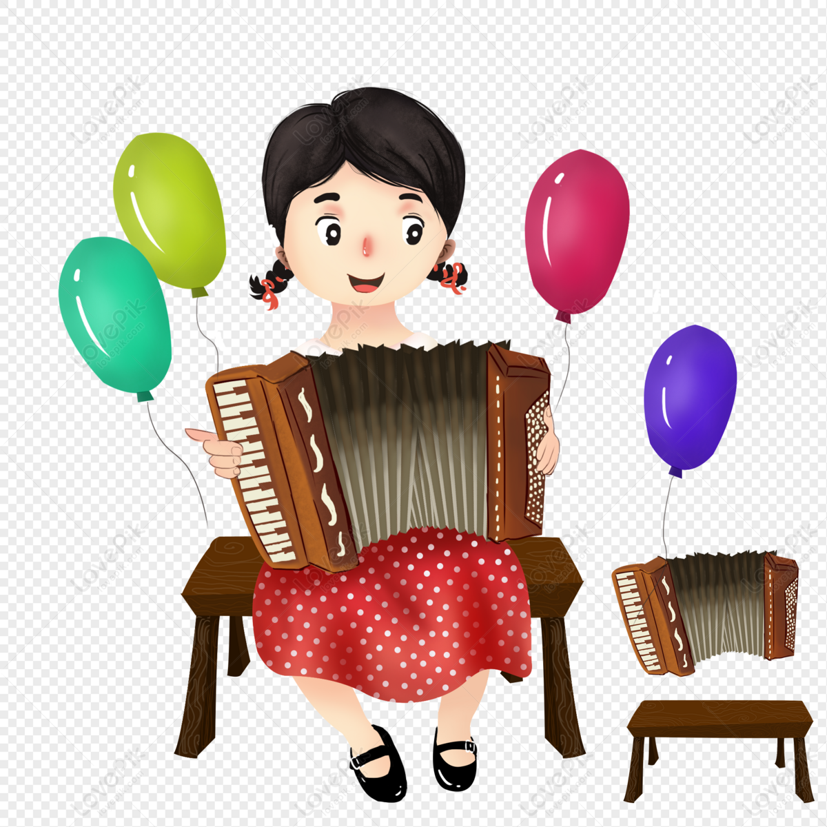 Мультяшка с баяном