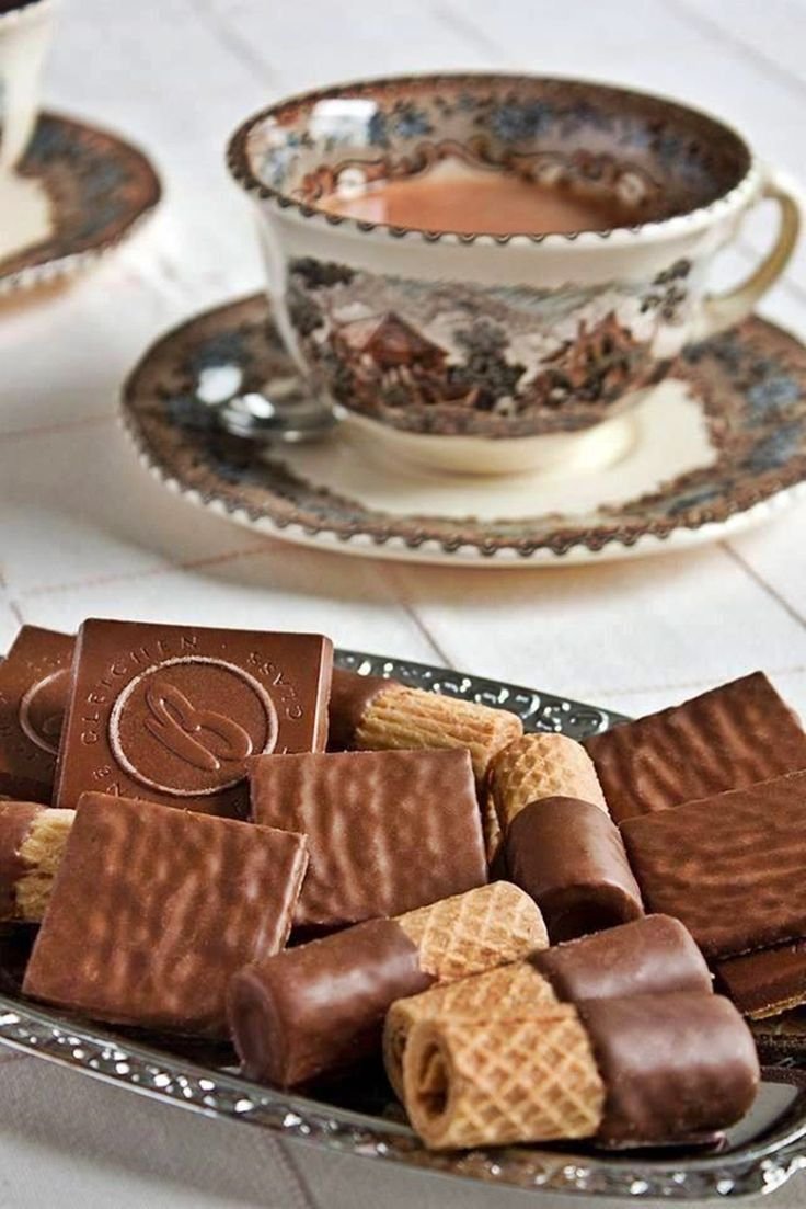 Чай конфеты цветы