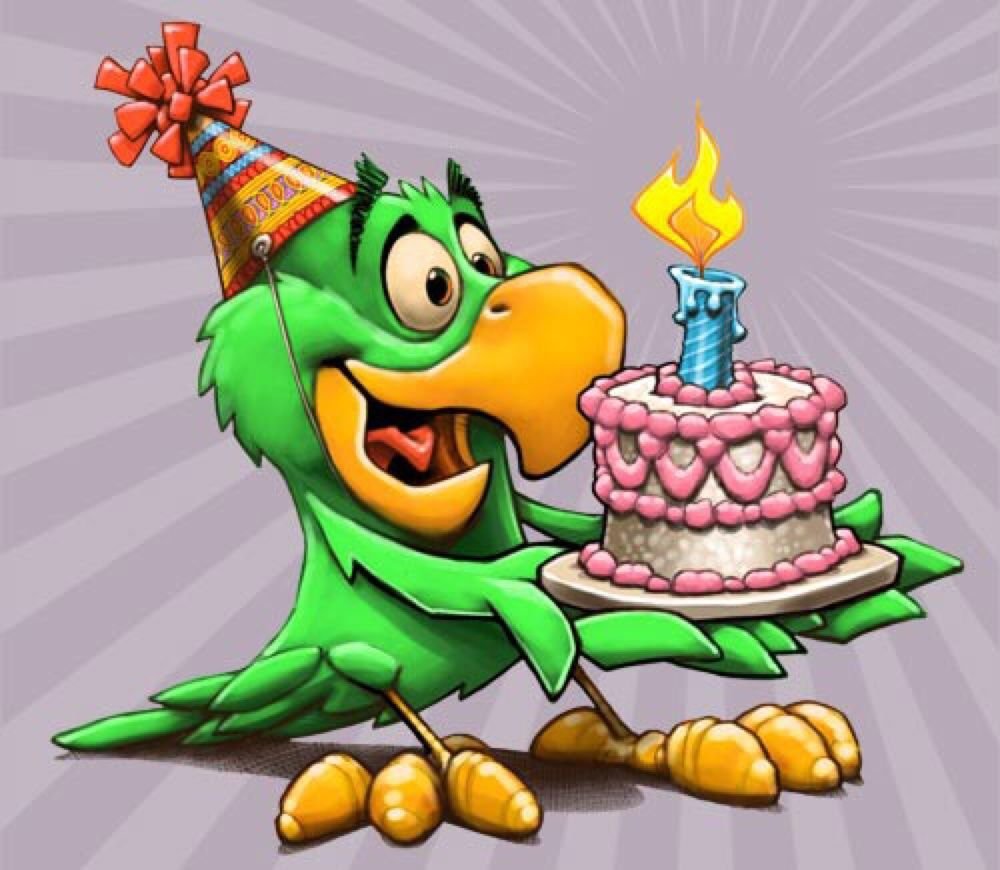 С днем рождения мультяшки