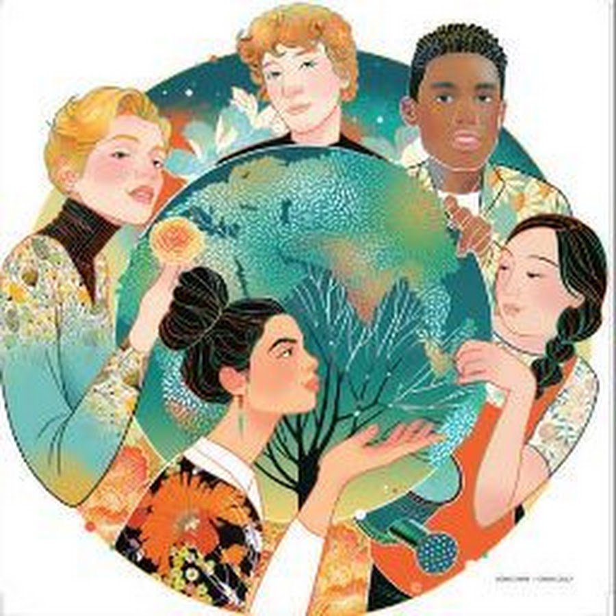 Волонтеры иллюстрация