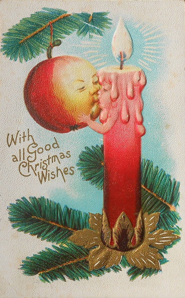 Странные новогодние открытки