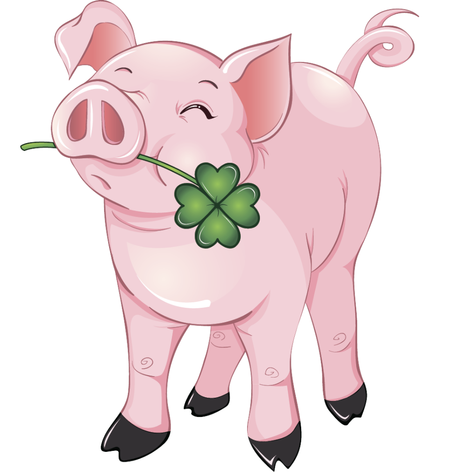 Свинья мультяшная