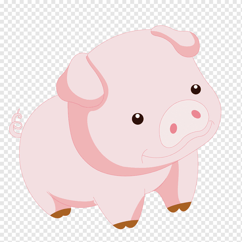 Свинья рисунок