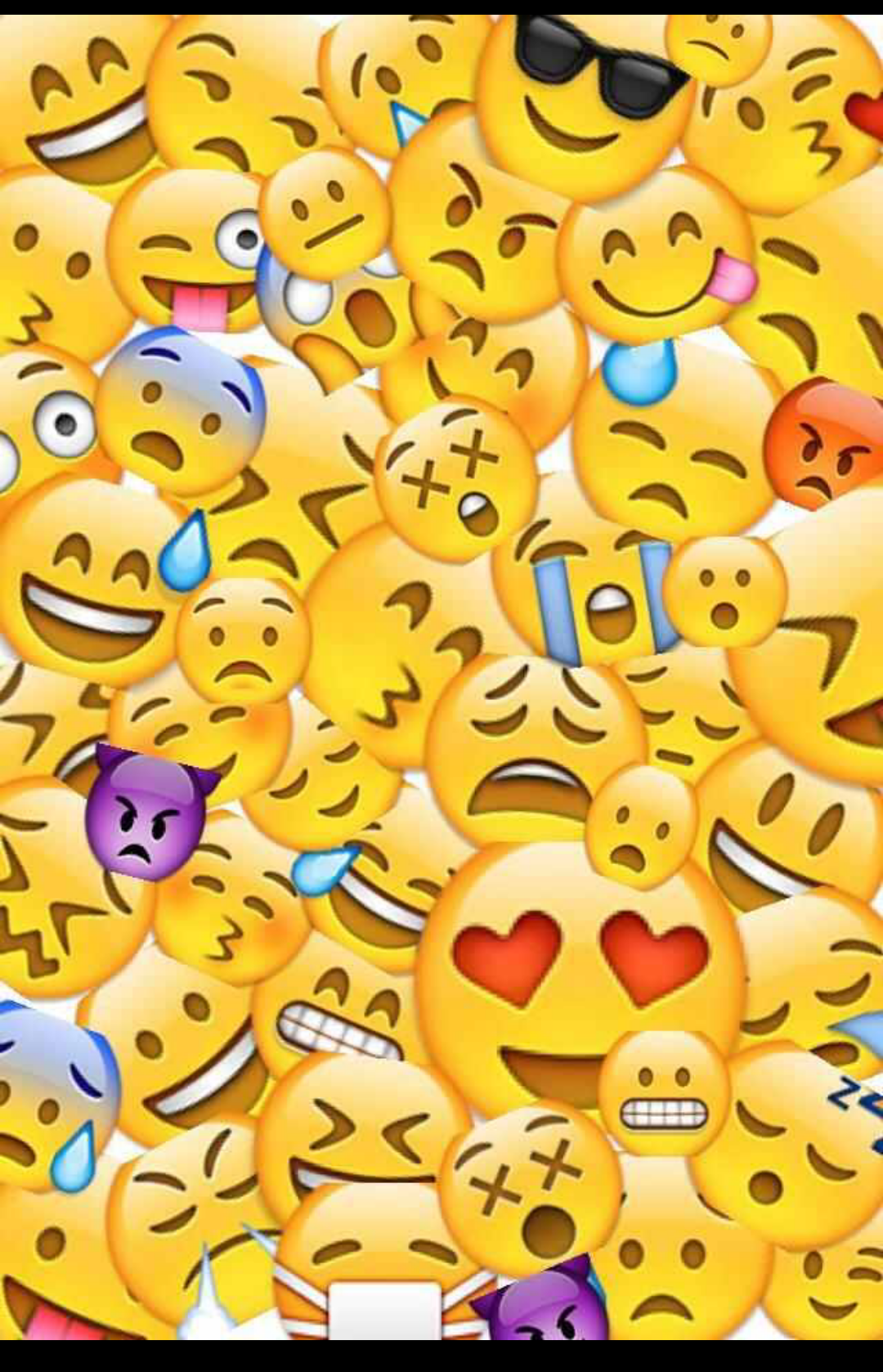 Много разных смайликов