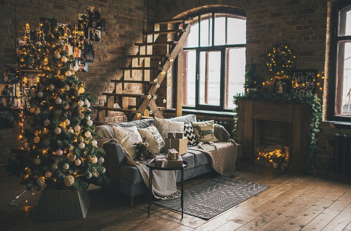 Новогодний интерьер фотостудии