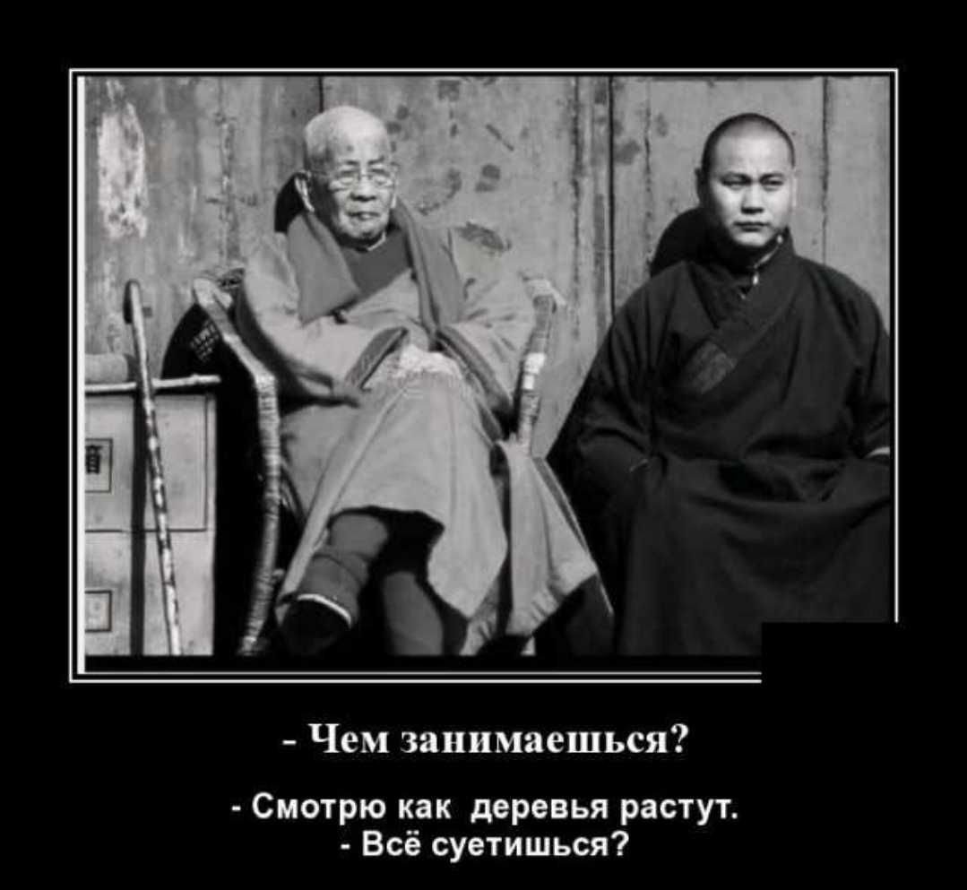 Всё суетишься монахи