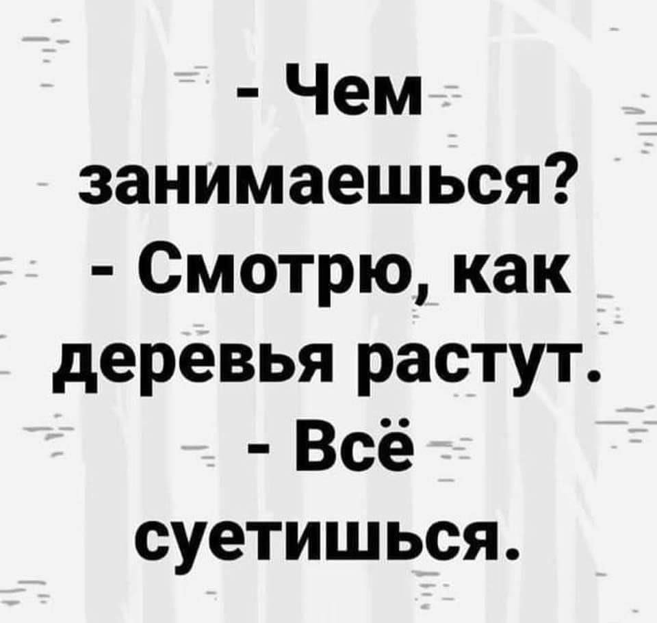 Все суетишься