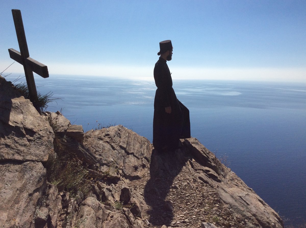 Святая гора Афон монахи