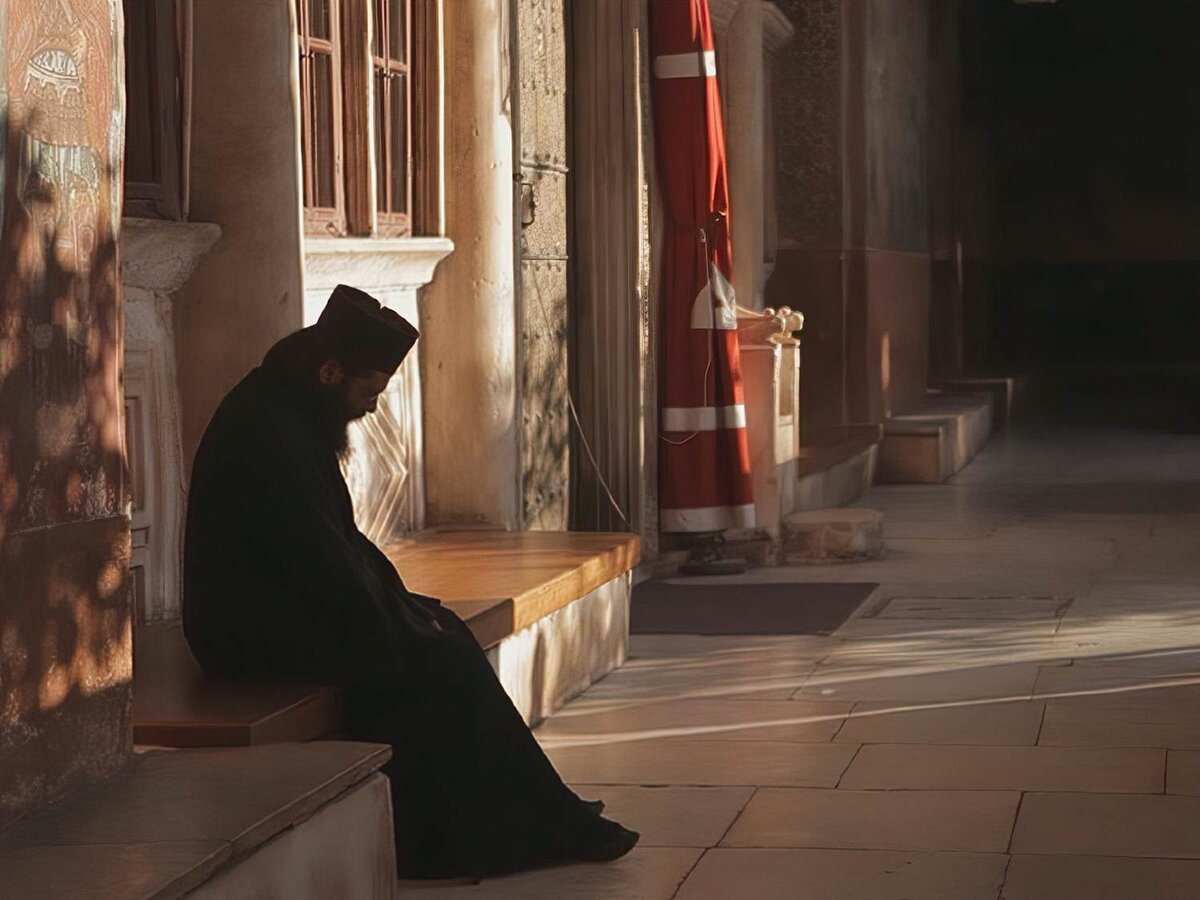 Святая гора Афон кельи