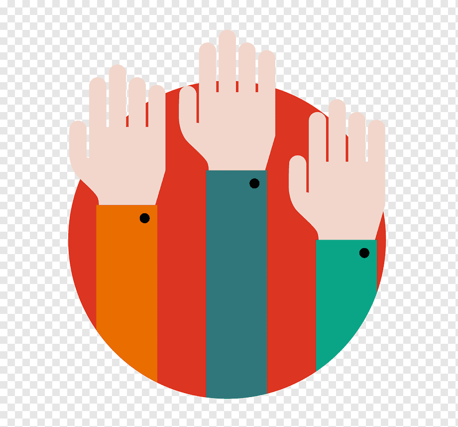 Поднятая рука логотип