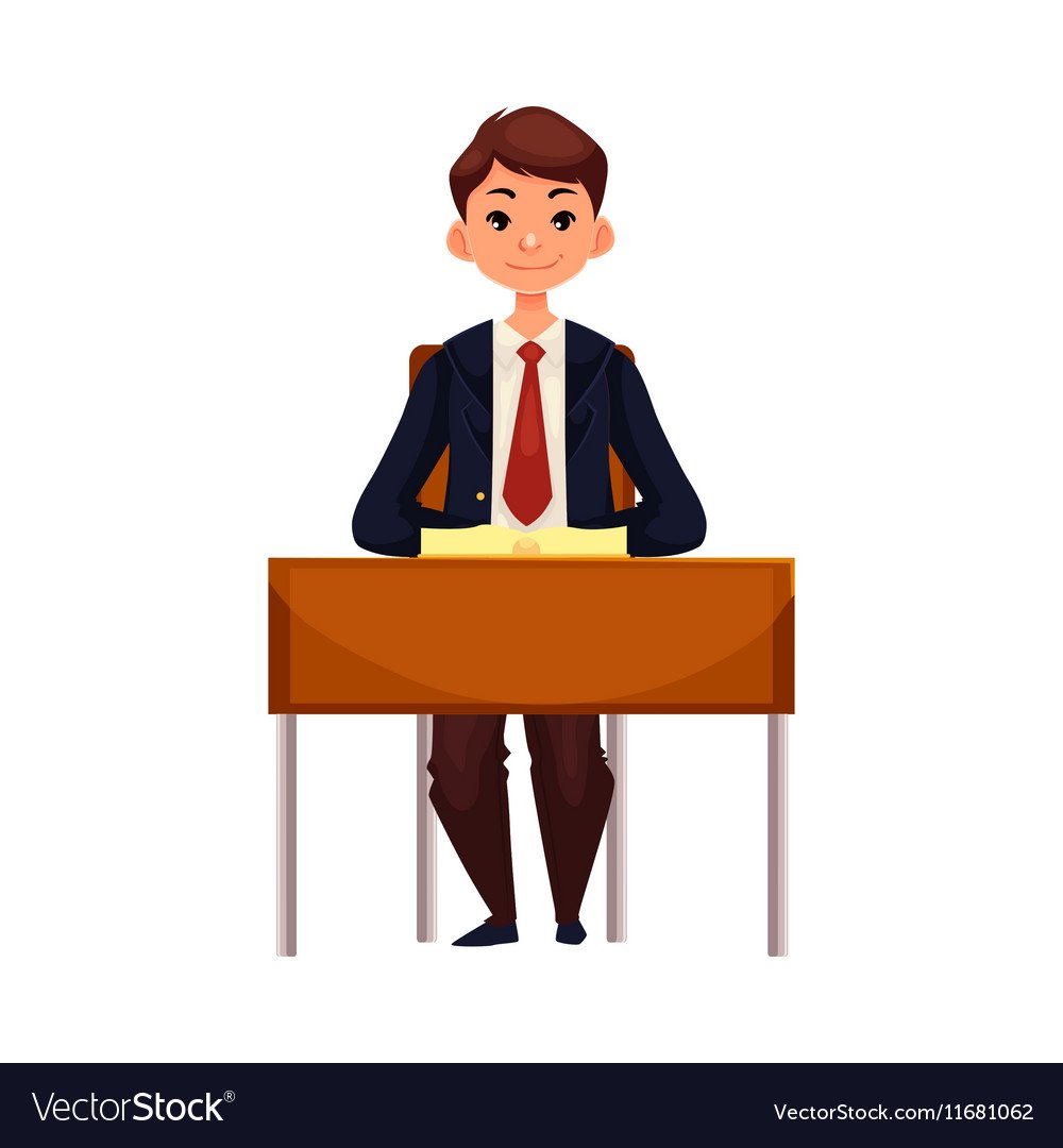 Ученик поднимает руку картинки