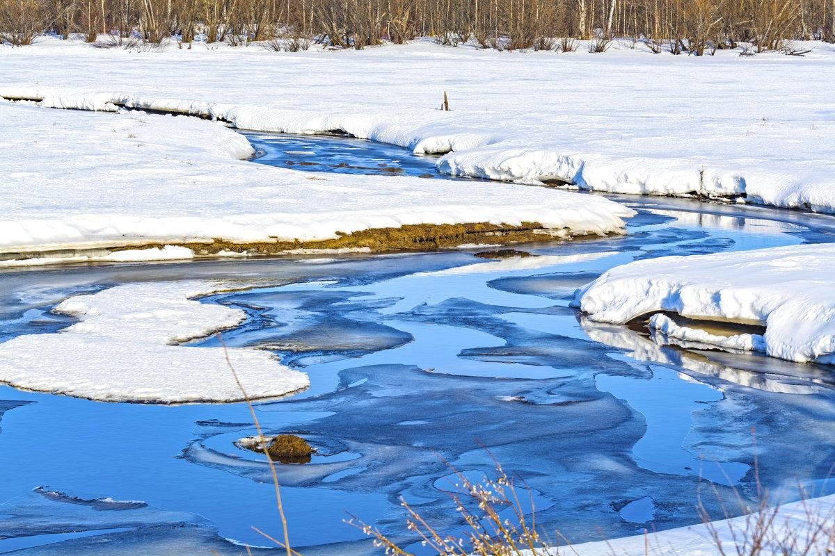 Ручейки весной