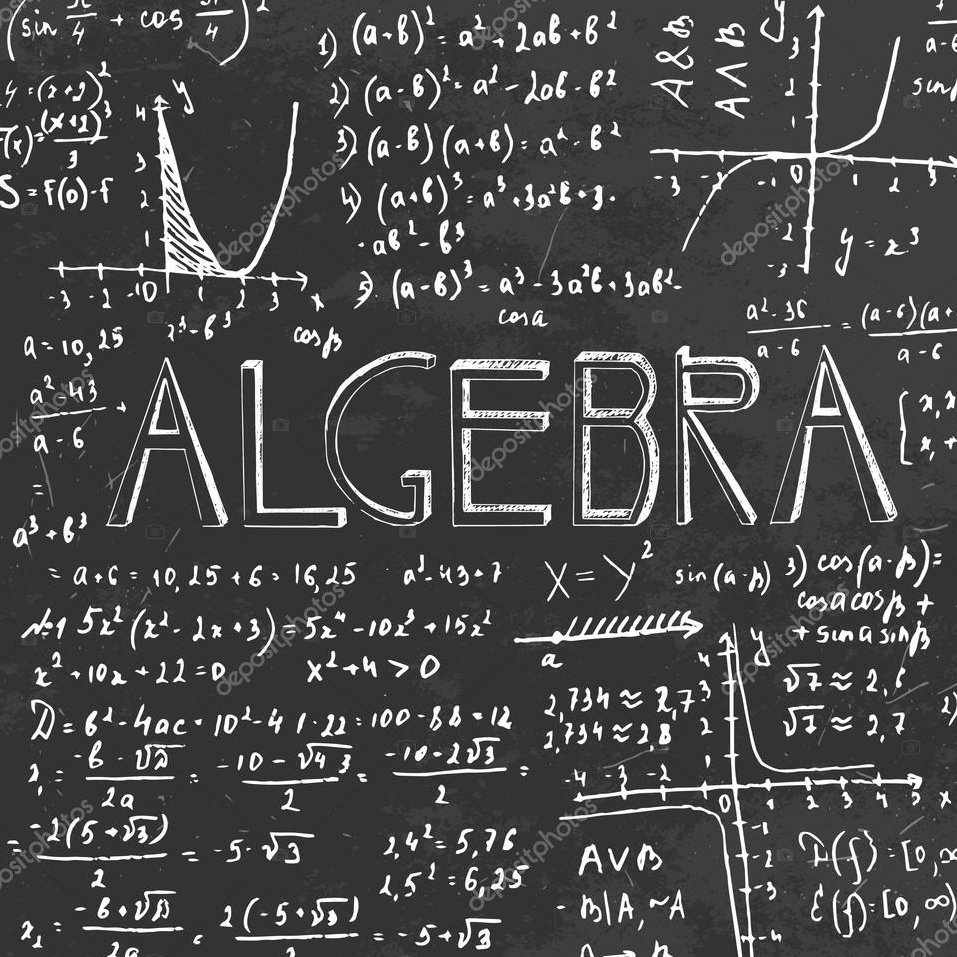 Математические формулы плакат