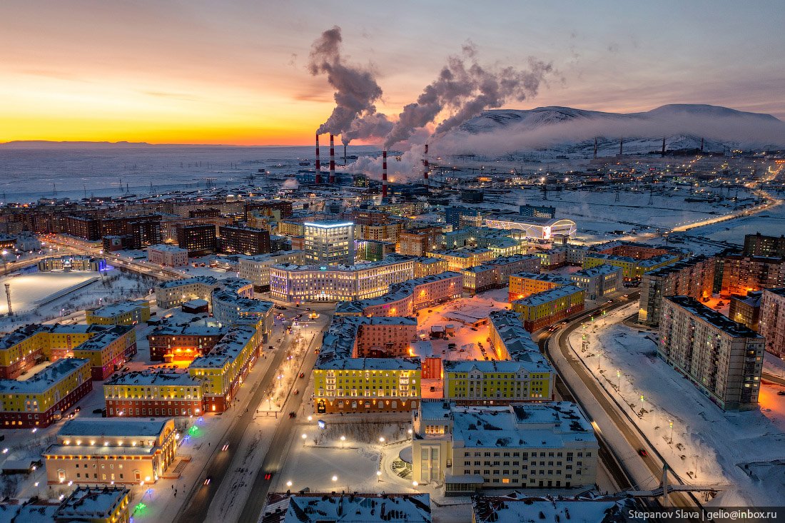 Норильск с высоты