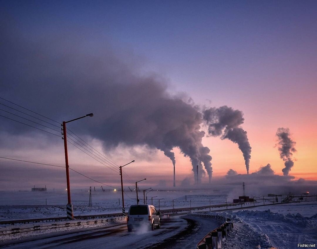 Норильск загрязнение