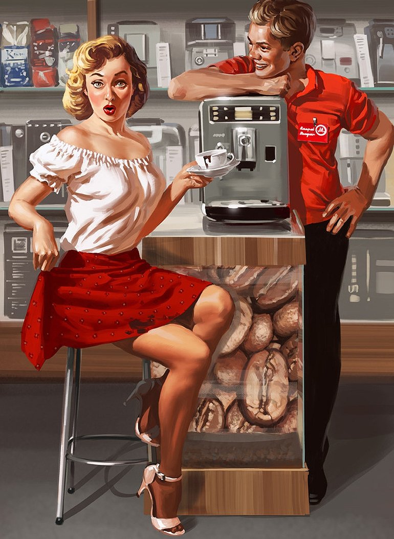 Советский пин ап Валерий Барыкин