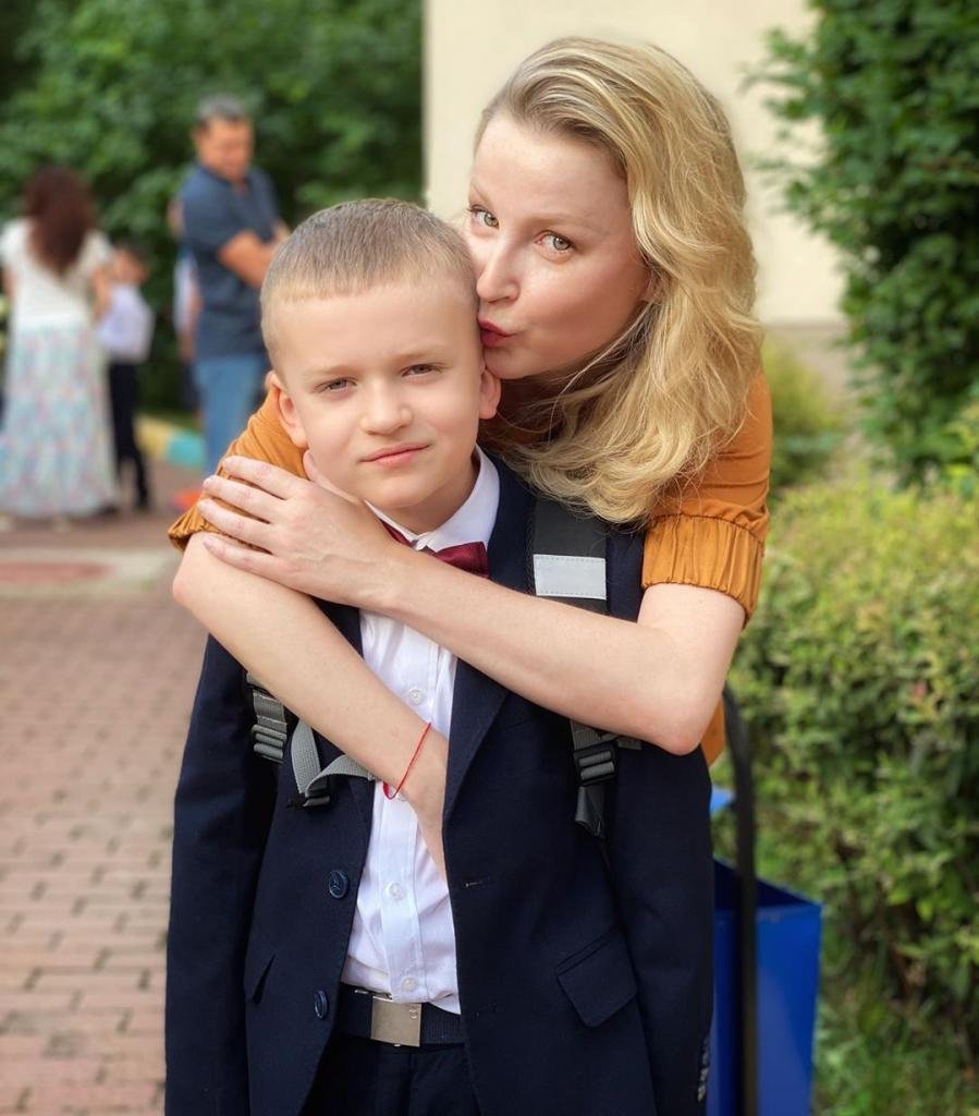 Ольга Медынич с сыном