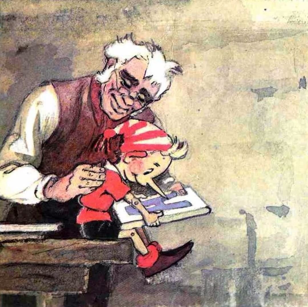 Пиноккио Дисней Джепетто