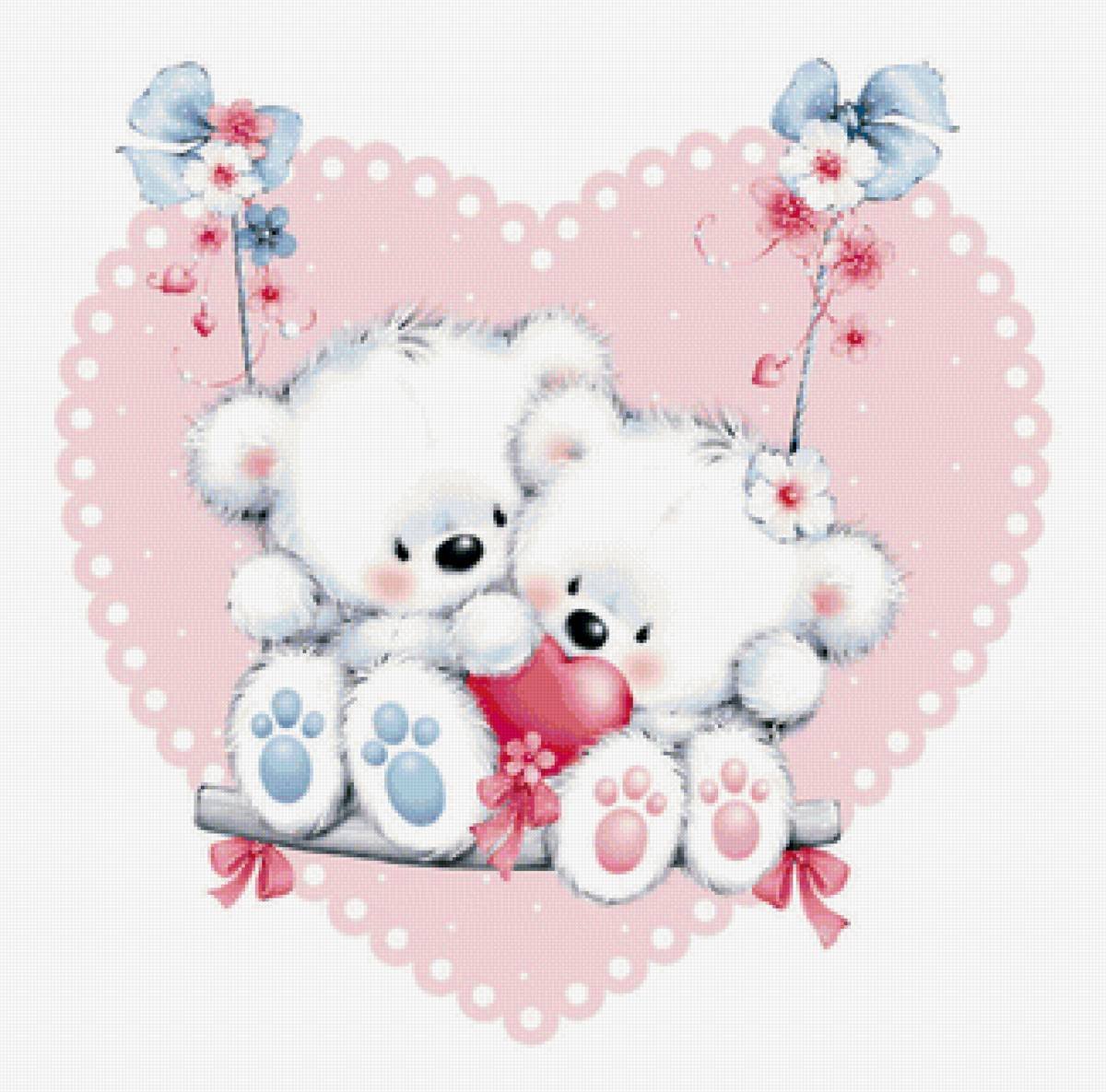 Влюбленные мишки