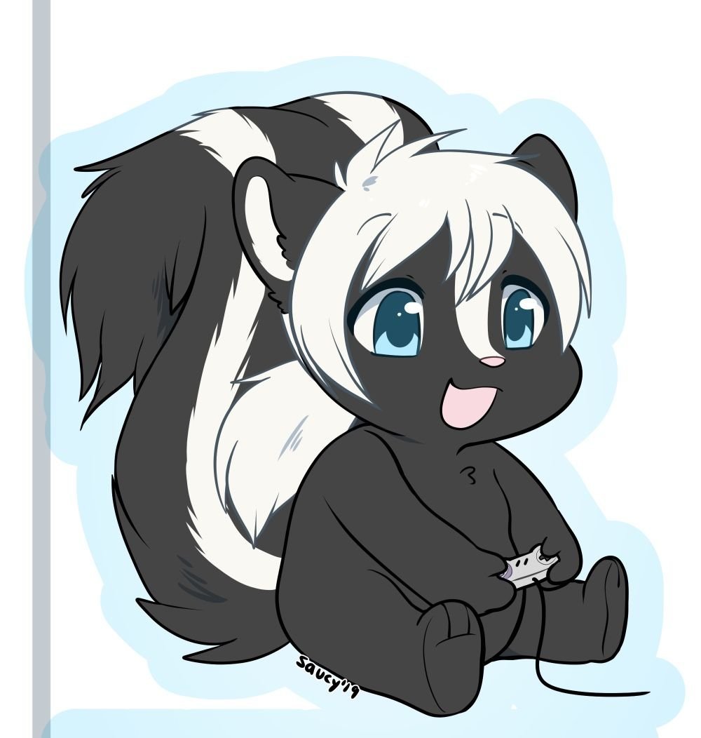 Олененок Бэмби скунс